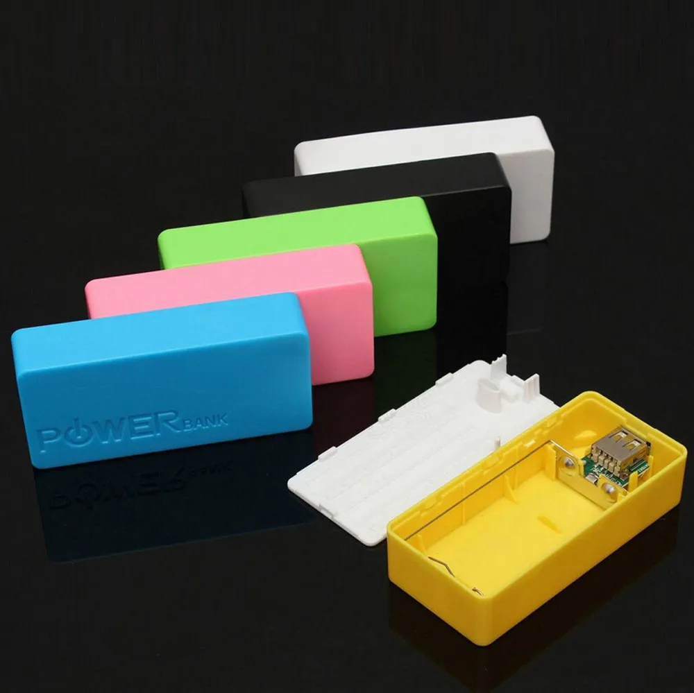 5600mAh 2x18650 USB Power Bank Чехол для зарядного устройства DIY Box для iPhone для смартфона MP3 Электронная Зарядка мобильного телефона Изображение 4