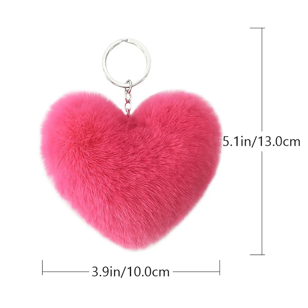 7шт брелки в форме сердца, креативная сумка, подвесные украшения для домашнего использования Изображение 5