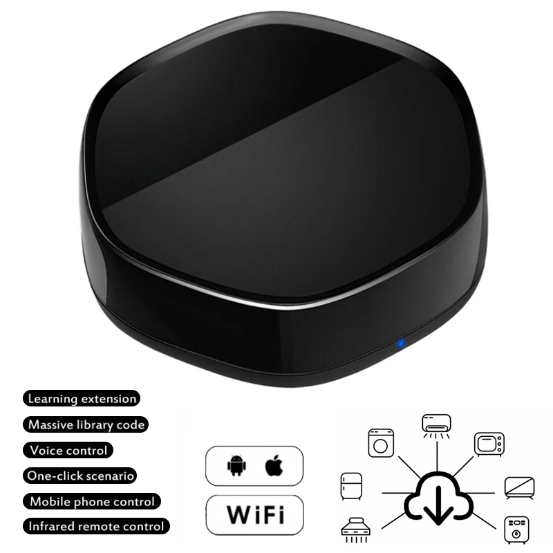 Neo Coolcam Remote Control Беспроводной Черный Интеллектуальный Контроллер Для Echo Home Automatic Switch Nas-ir02w Ir Wifi Usb Изображение 1