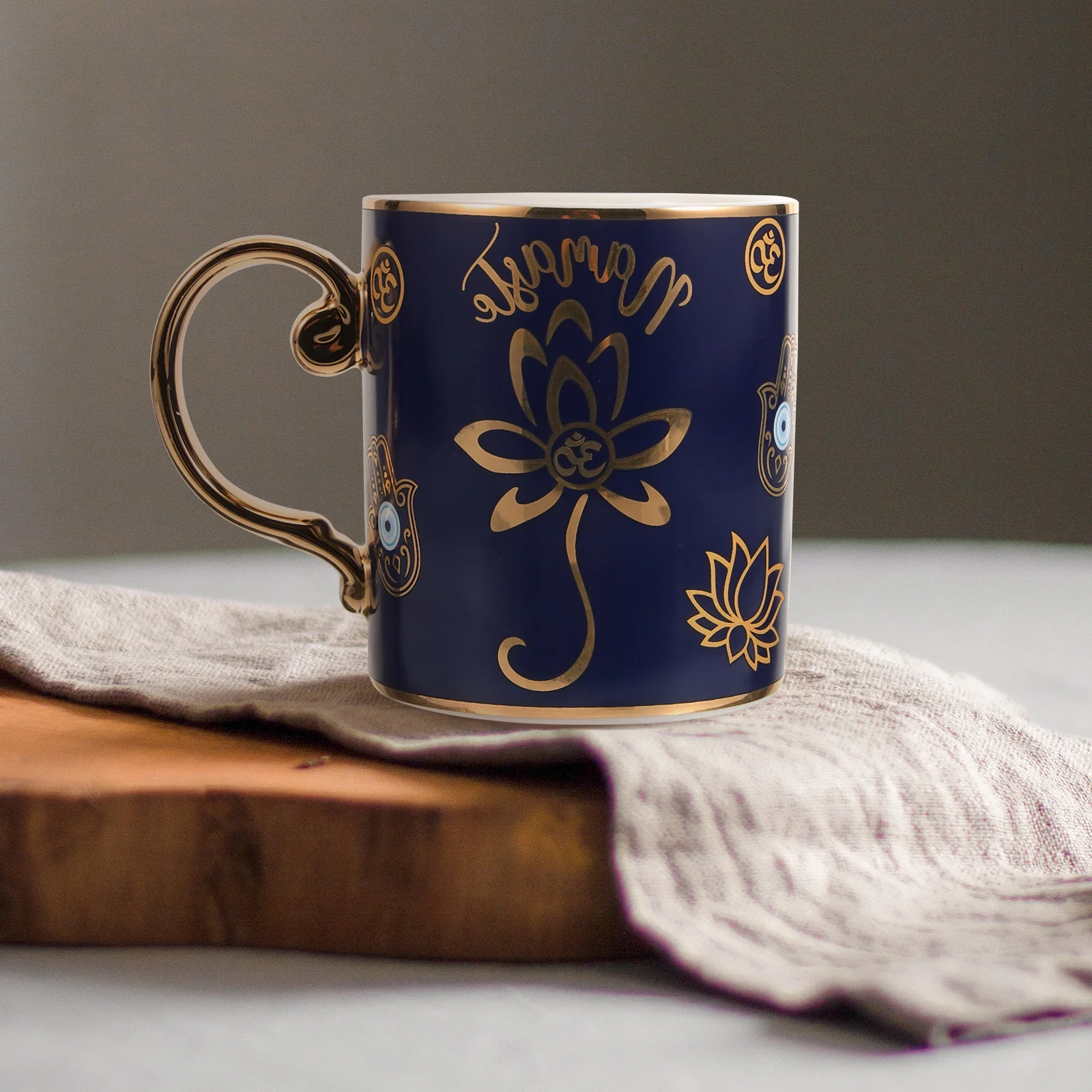 Керамическая кружка с рисунком турецкого глаза, чашка для воды, Чашка для чая, Кофейная чашка, Кружка для молочных напитков Изображение 4