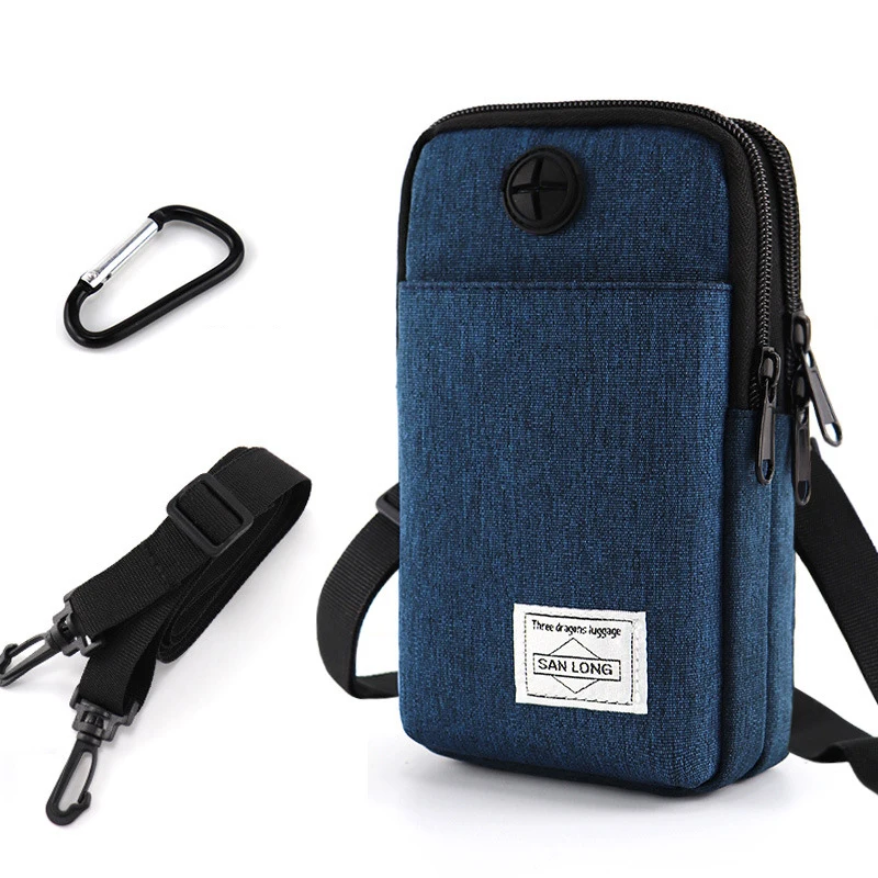 Модная сумка Wasit, кошелек, двухслойная спортивная военная поясная сумка на открытом воздухе, мужская сумка для телефона, водонепроницаемая женская сумка для кемпинга Изображение 4